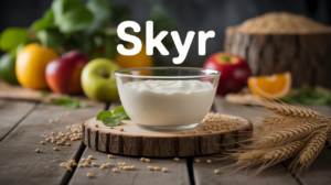 c est quoi le skyr photo de bol skyr epais ambiance nordique