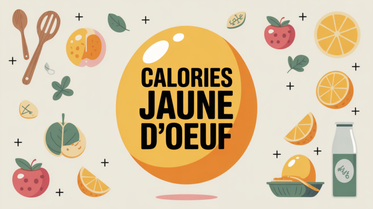 calorie jaune d oeuf ustensiles fruits design