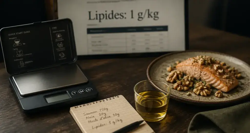Combien de lipide par kg : calcul apport idéal