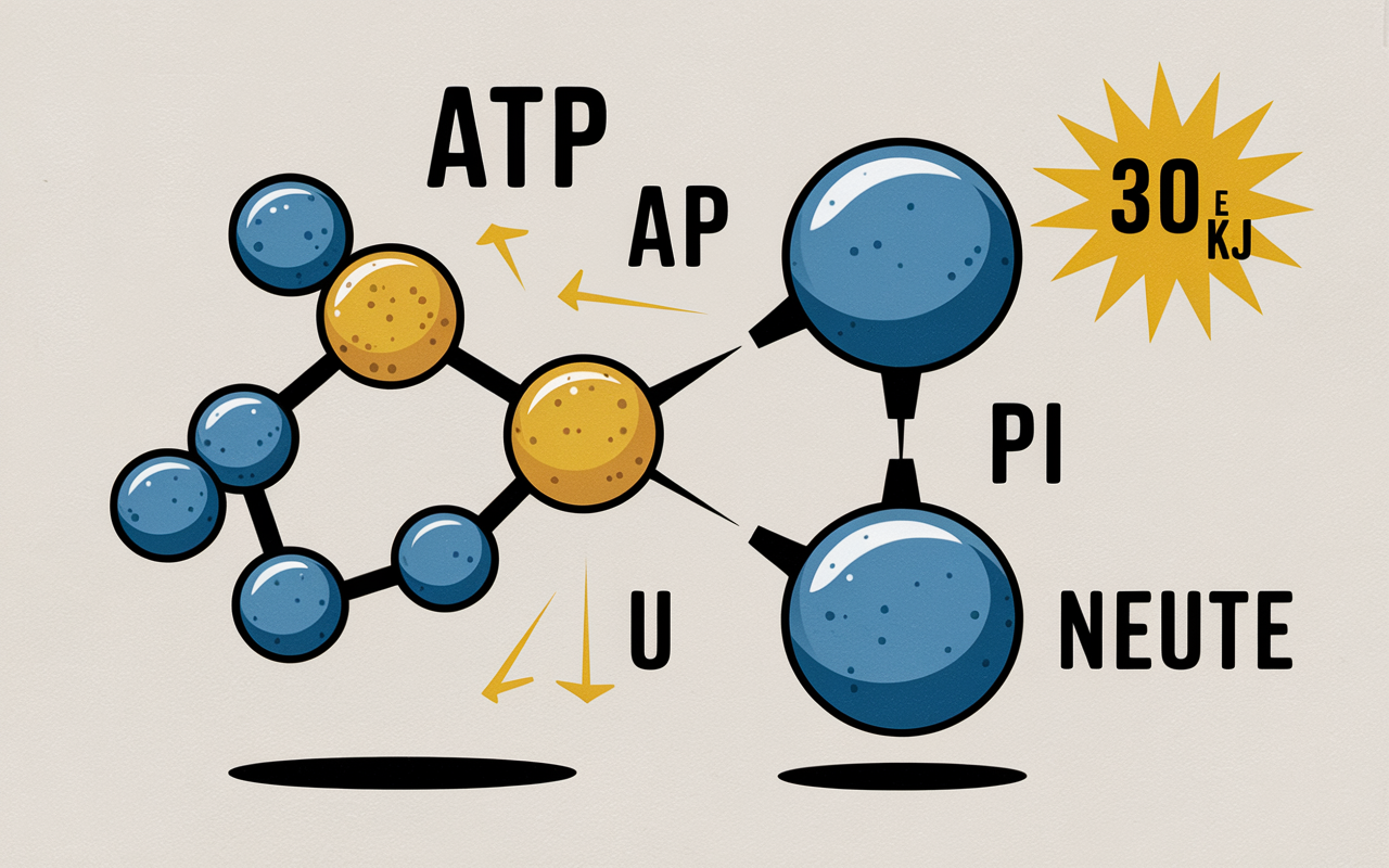hydrolyse de l atp reaction molecule