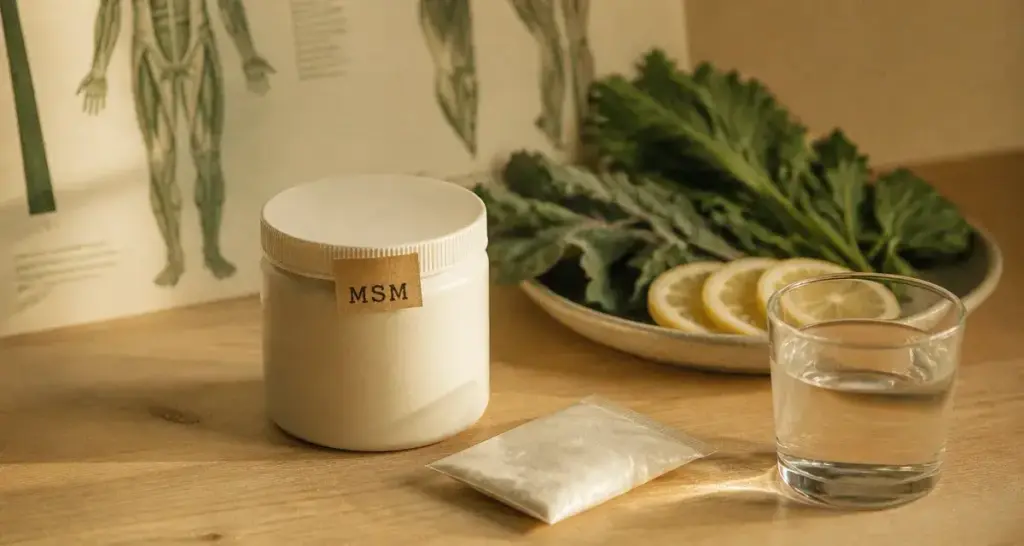 methyl sulfonyl methane msm (MSM) pour articulations et récupération : pot de soufre organique