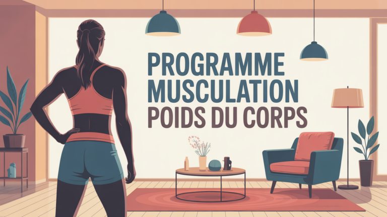 illustration programme musculation poids du corps