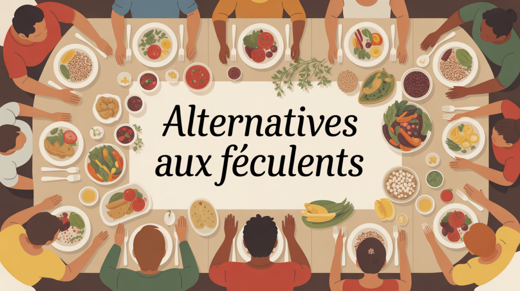 table familiale, par quoi remplacer les féculents