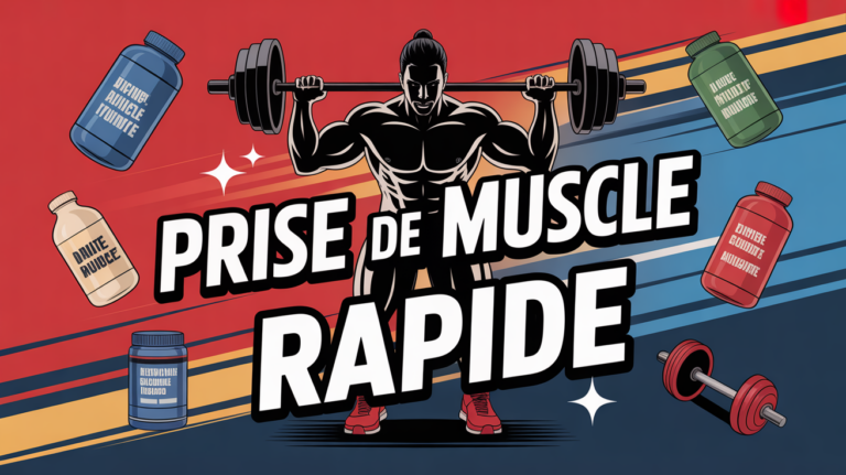 Silhouette haltères prendre du muscle rapidement