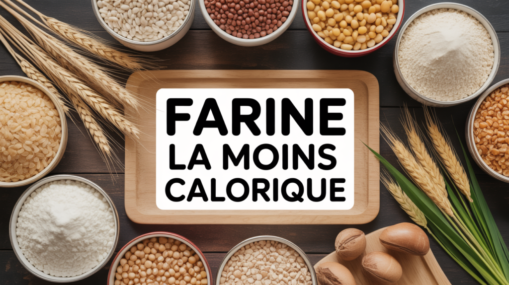 Scène bols farines différentes quelle est la farine la moins calorique