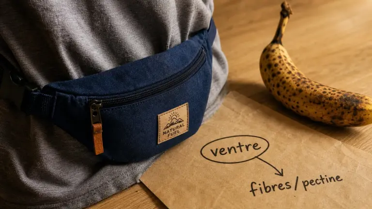 Banane ventre : sac et fibres contre ballonnements