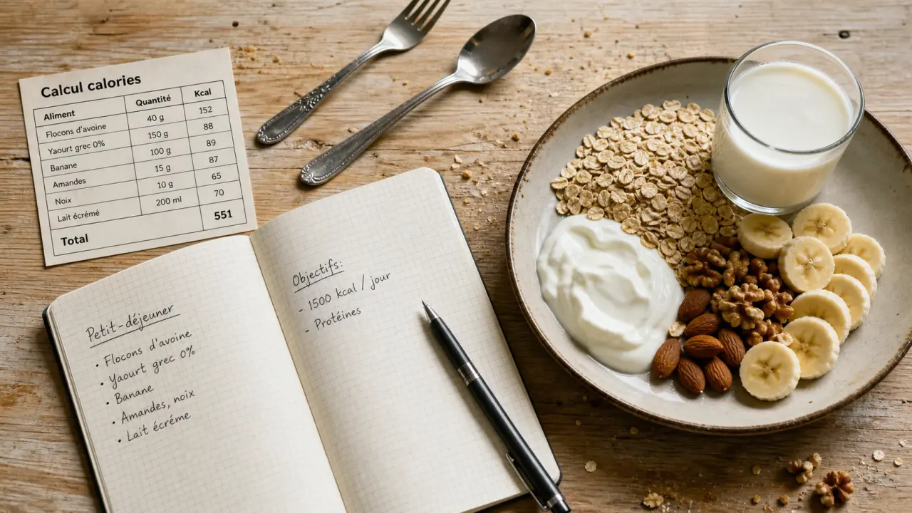 Comment prendre du poids quand on est trop maigre : 5 à 6 repas et aliments denses (avoine, yaourt, noix)