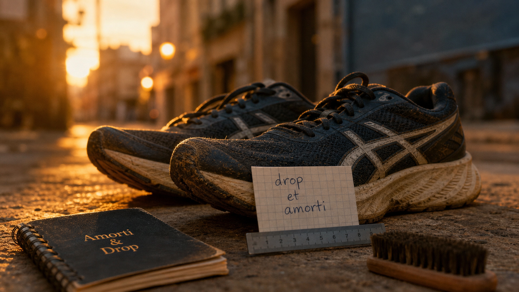 Meilleure chaussure running : amorti et drop, foulée visible sur semelles