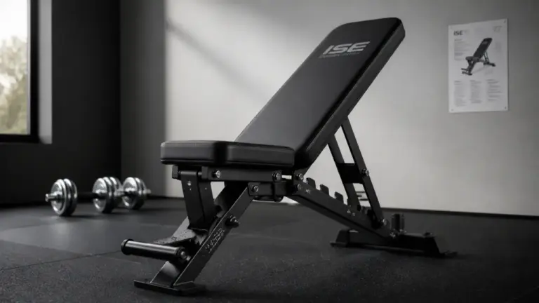 Banc de musculation ise pliable et réglable, dossier inclinable