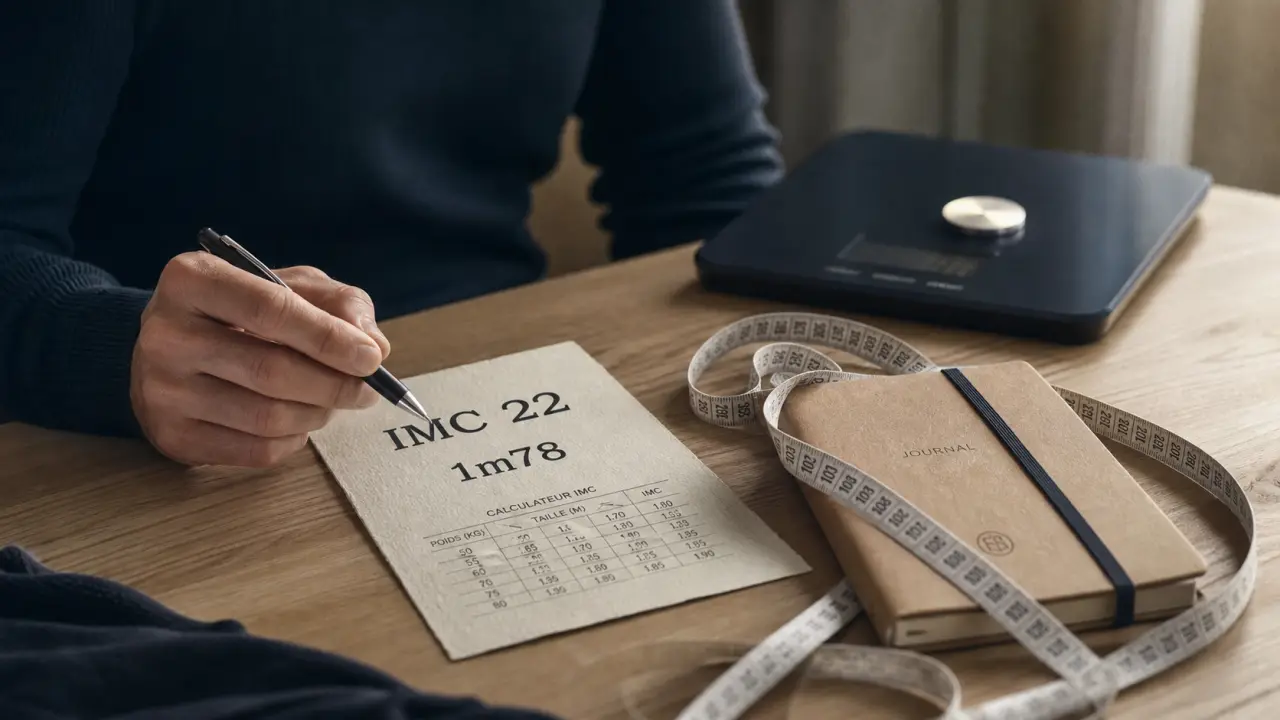 Quel poid pour 1m78 homme : calcul IMC et poids