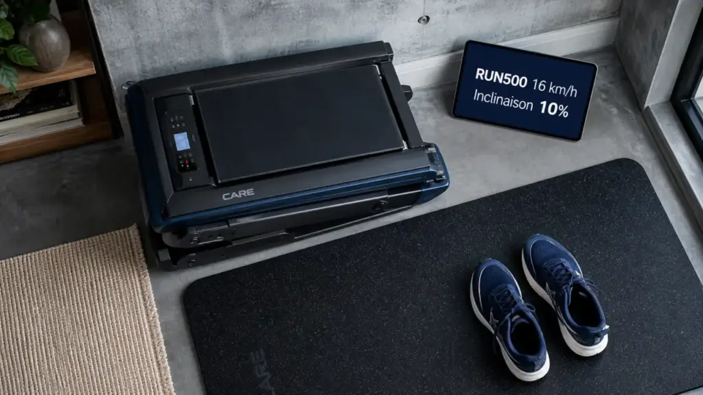 Tapis de course run 500 RUN500 : 16 km/h, inclinaison 10%