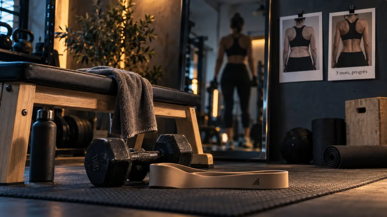 Musculation avant et apres : silhouette sportive qui progresse
