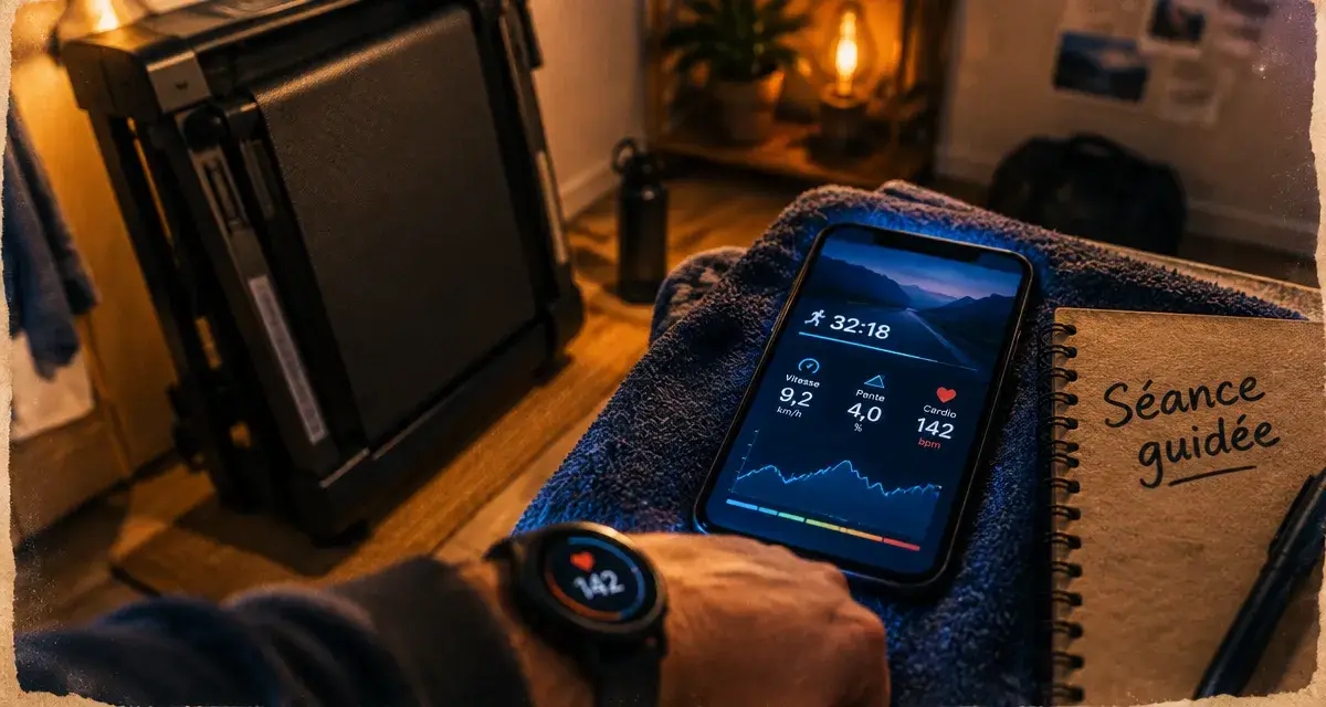 Application pour tapis de course : séance guidée sur smartphone