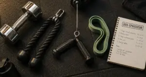 Exercices dos salle de sport : tirage vertical et horizontal en salle