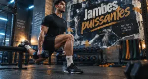 Fente bulgare pour jambes musculation en salle de sport
