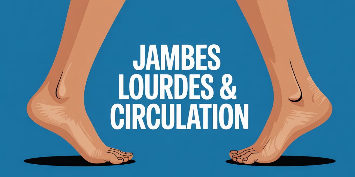 Jambes en marche ameliorer la circulation sanguine