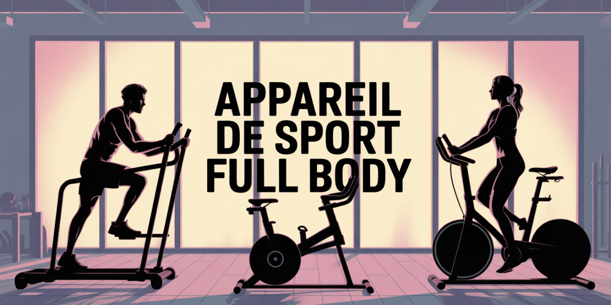 Salle d'appareils de sport qui fait travailler tout le corps