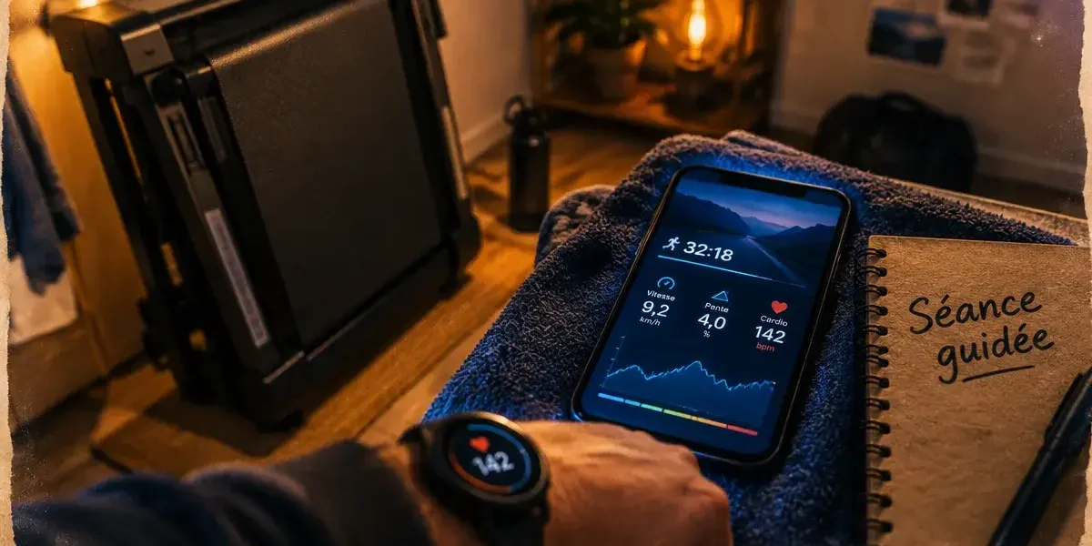 Application pour tapis de course : séance guidée sur smartphone