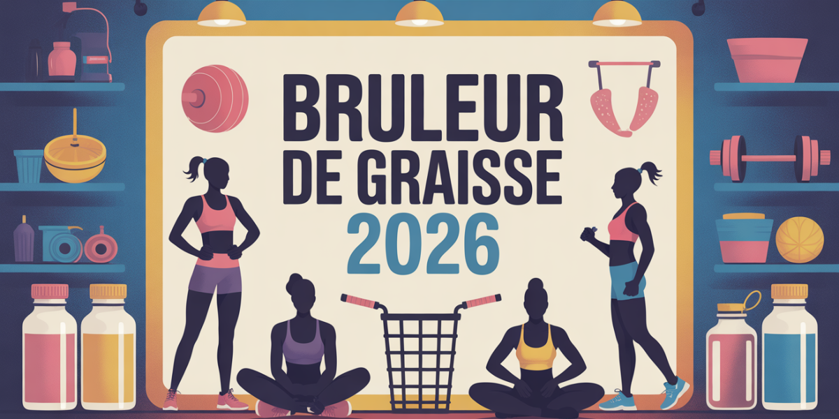 avis sur bruleur de graisse silhouettes sportives devant panneau lumineux