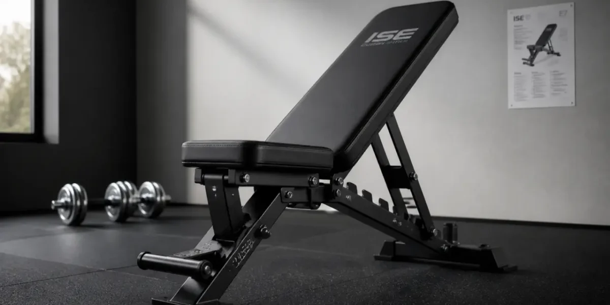 Banc de musculation ise pliable et réglable, dossier inclinable