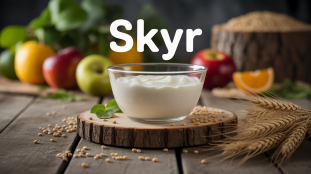 c est quoi le skyr photo de bol skyr epais ambiance nordique
