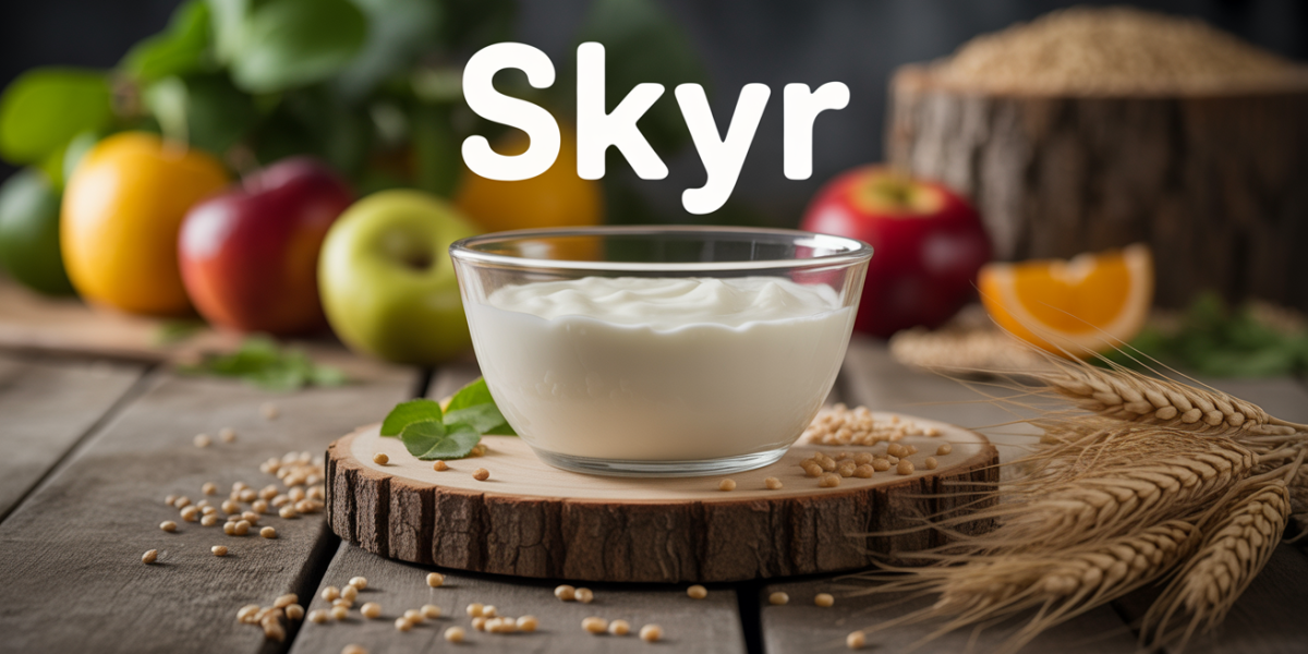 c est quoi le skyr photo de bol skyr epais ambiance nordique