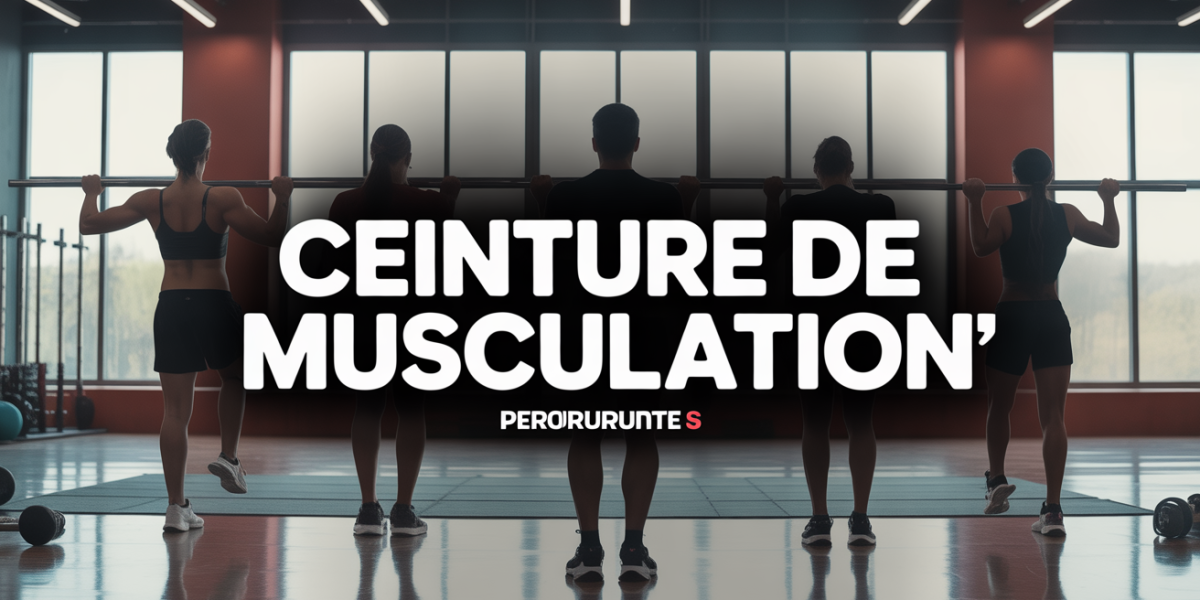 Ceinture de musculation en salle pour sécurité et performance