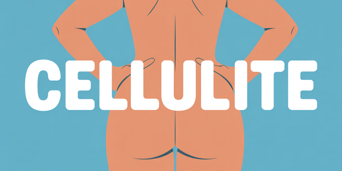 Illustration silhouette femme cuisses fesses cellulite mot clé grand format