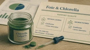 Chlorella danger pour le foie : métaux lourds et microcystines