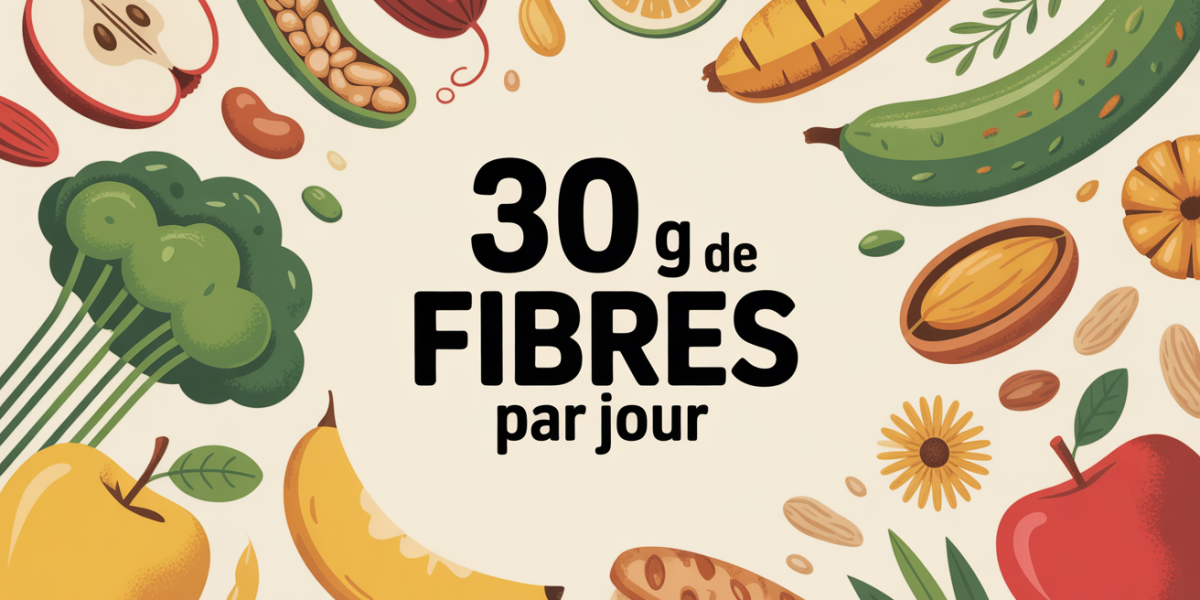 illustration aliments riches combien de gramme de fibre par jour
