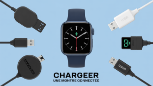 comment charger une montre connectée avec socles universels