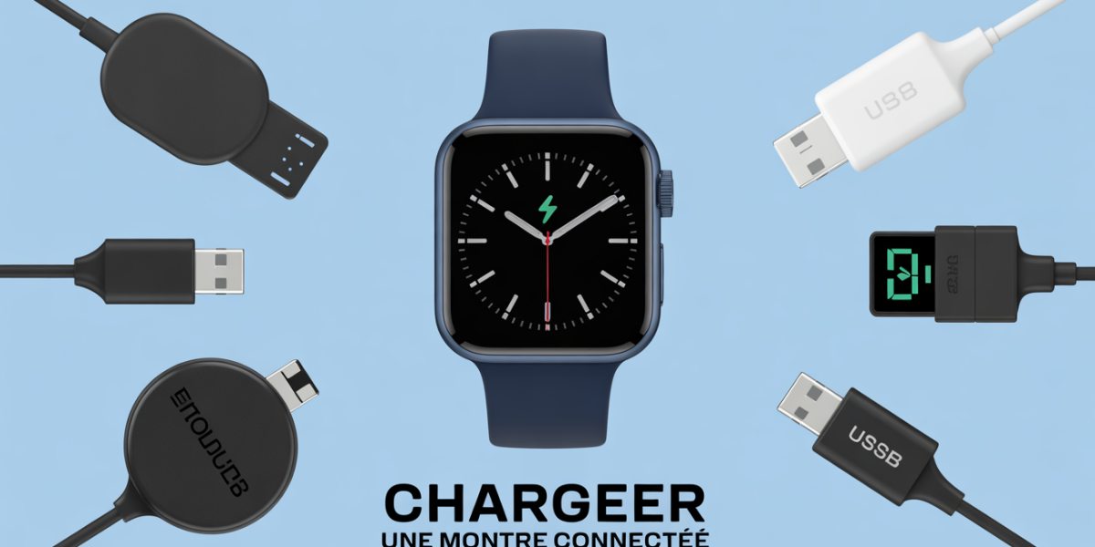 comment charger une montre connectée avec socles universels