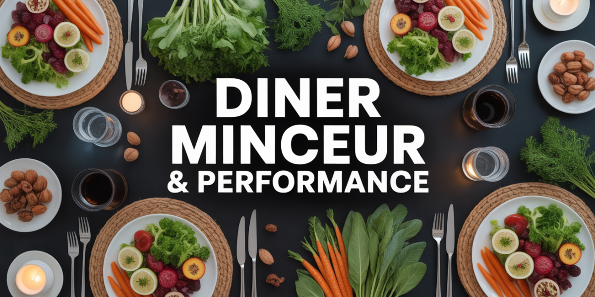 table diner minceur performance assiette équilibrée soir