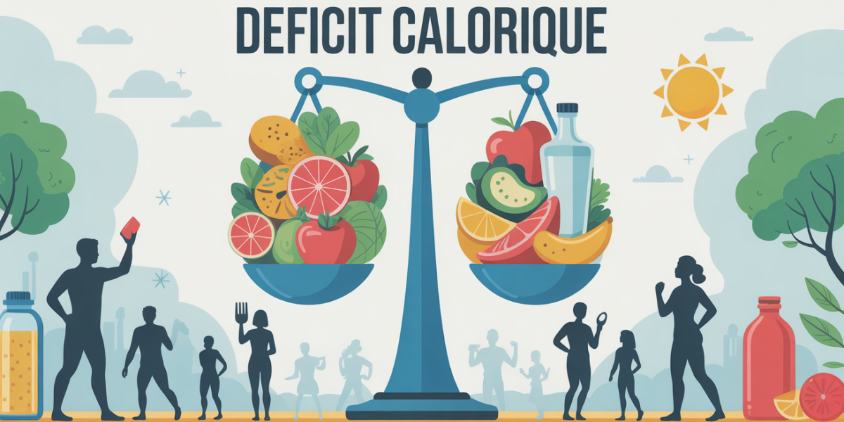illustration etre en deficit calorique balance