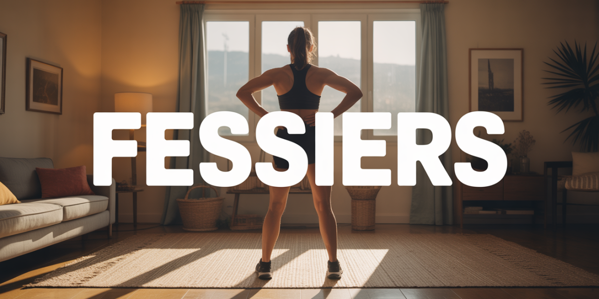 Silhouette réalisant un hip thrust pour muscler les fessiers chez soi
