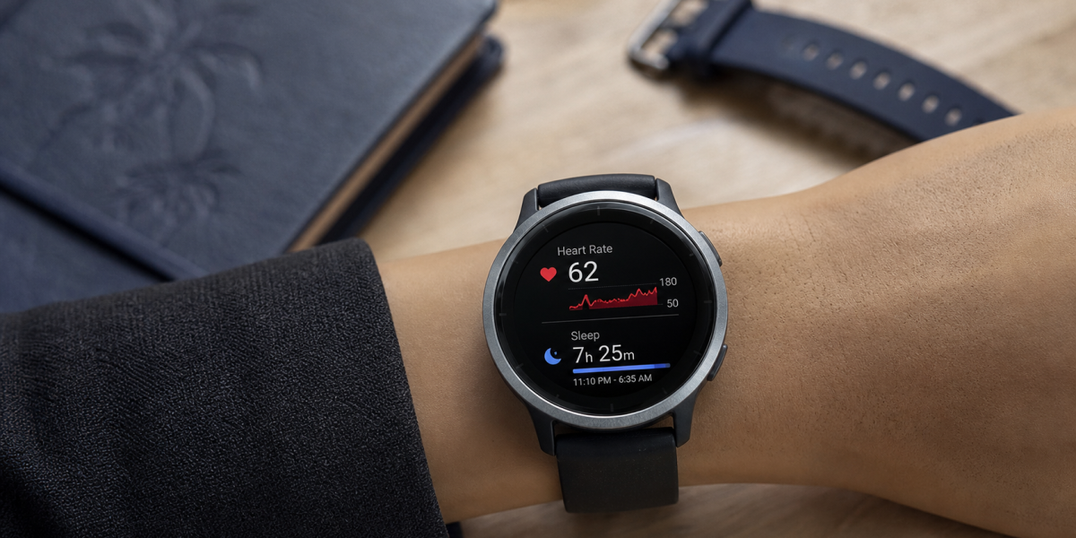 Garmin vivoactive 5 test : écran AMOLED GPS sur poignet