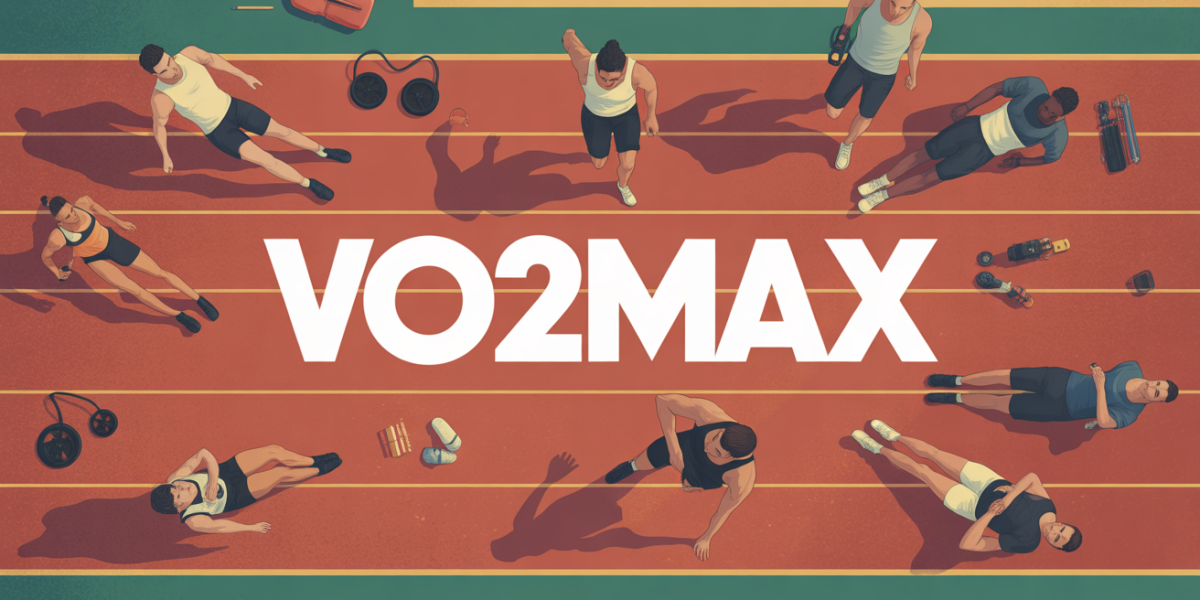 illustration stylisee piste athletisme vo2max