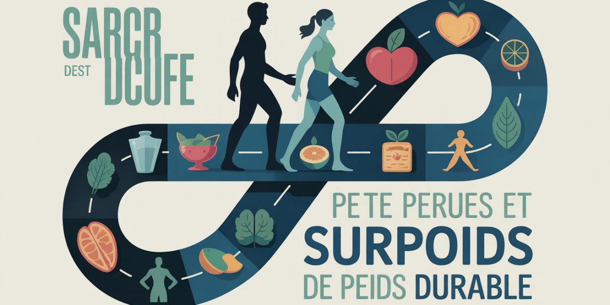 je suis en surpoids et je veux maigrir illustration sante silhouettes