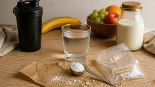 L glutamine en poudre, 5 g par jour pour récupération et intestin