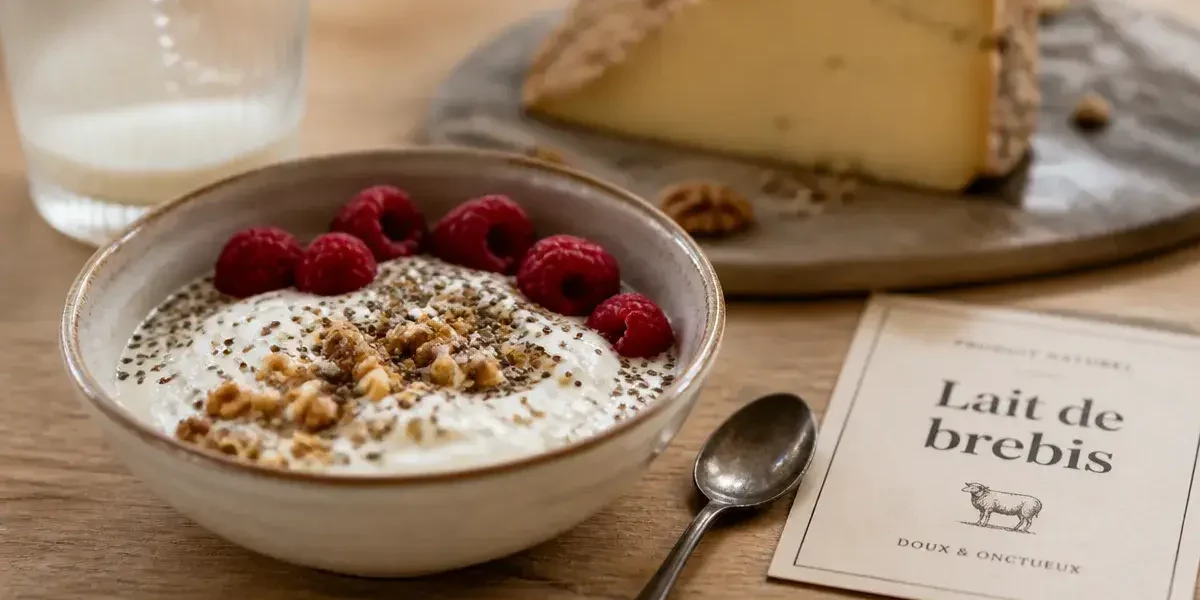 Lait de brebis et cholesterol : yaourt au lait de brebis