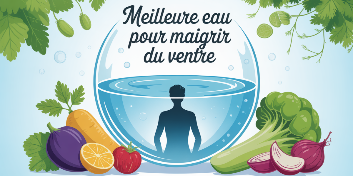 meilleure eau pour maigrir du ventre illustration gourde legumes