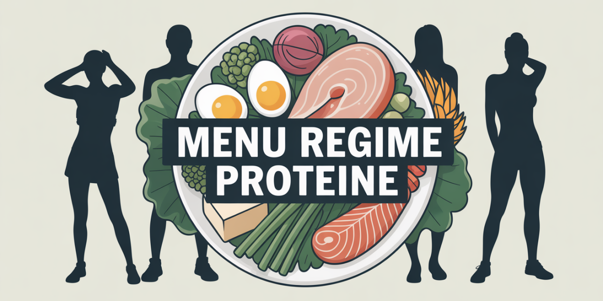 menu regime proteine 2 semaines assiette sportive filet poulet poisson
