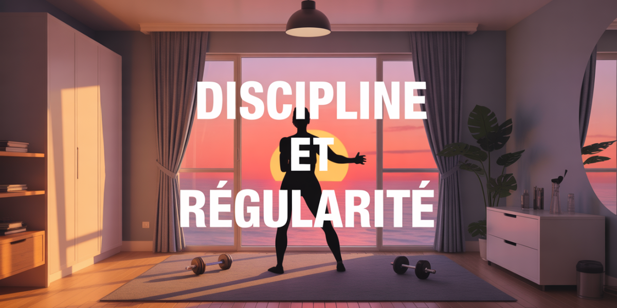 musculation le matin silhouette chambre discipline