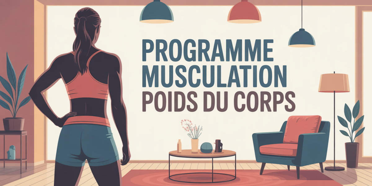 illustration programme musculation poids du corps