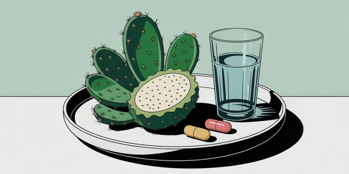 nopal avant ou apres le repas illustration coupe faim
