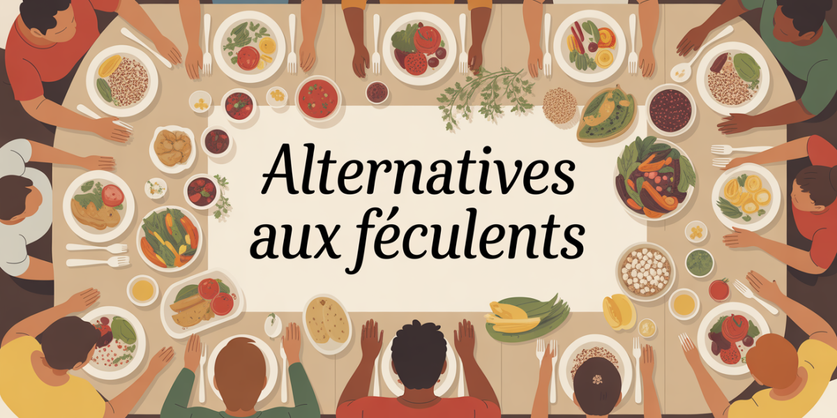 table familiale, par quoi remplacer les féculents