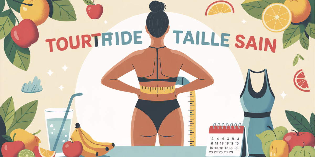 Silhouette perdant tour de taille avec ruban