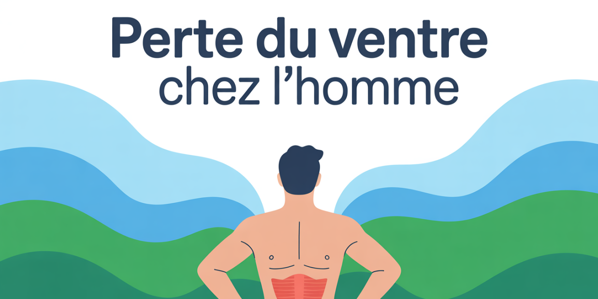 silhouette homme ventre plat sante