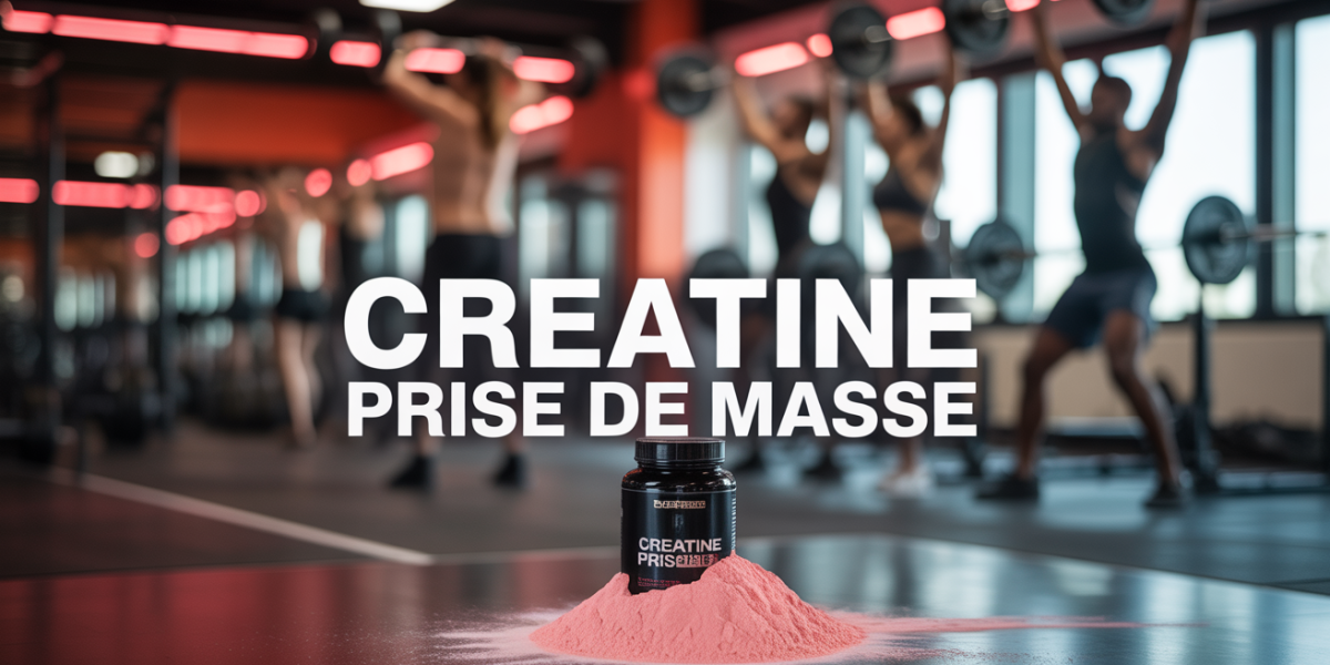 Prise de masse creatine salle musculation silhouettes supplement