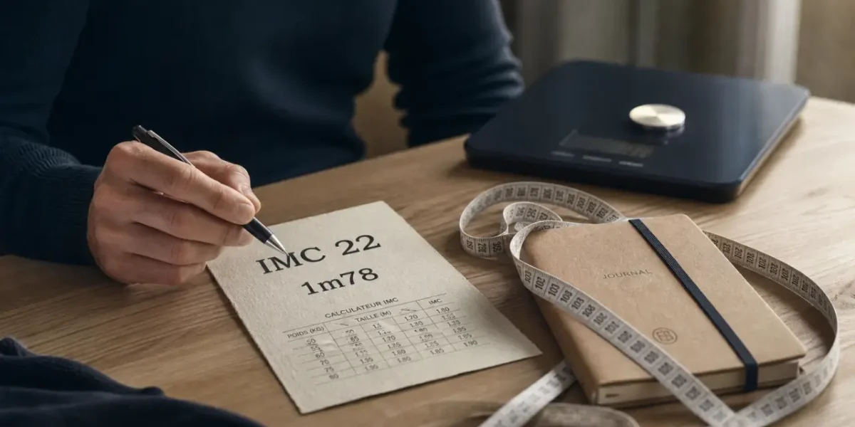 Quel poid pour 1m78 homme : calcul IMC et poids
